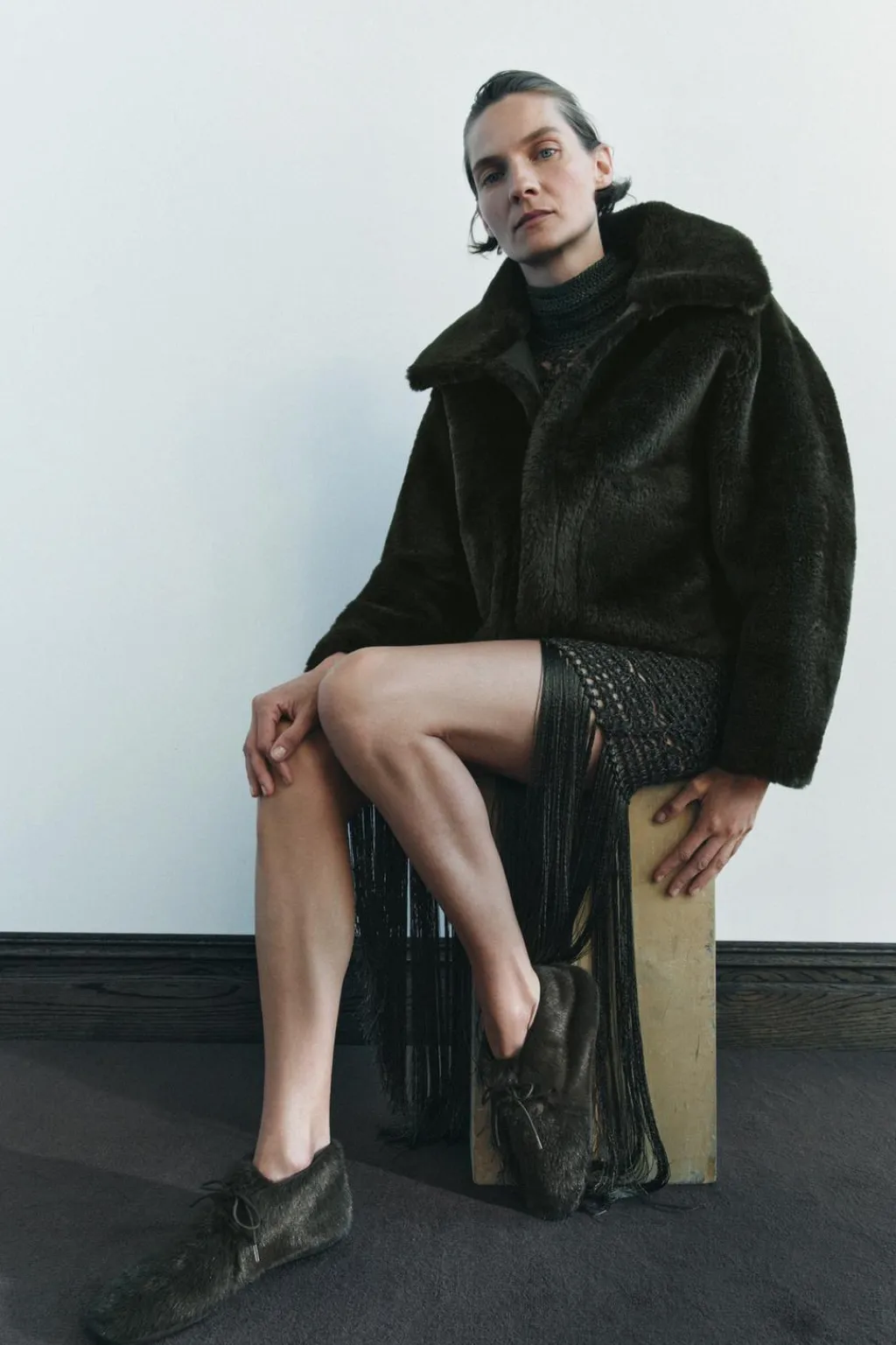 Clearance CHAQUETA EFECTO PELO ZW COLLECTION Mujer Chaquetas / Cazadoras