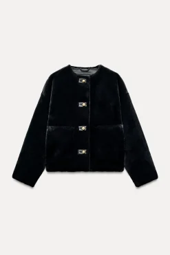 Outlet CHAQUETA EFECTO PELOZW COLLECTION Mujer Chaquetas / Cazadoras