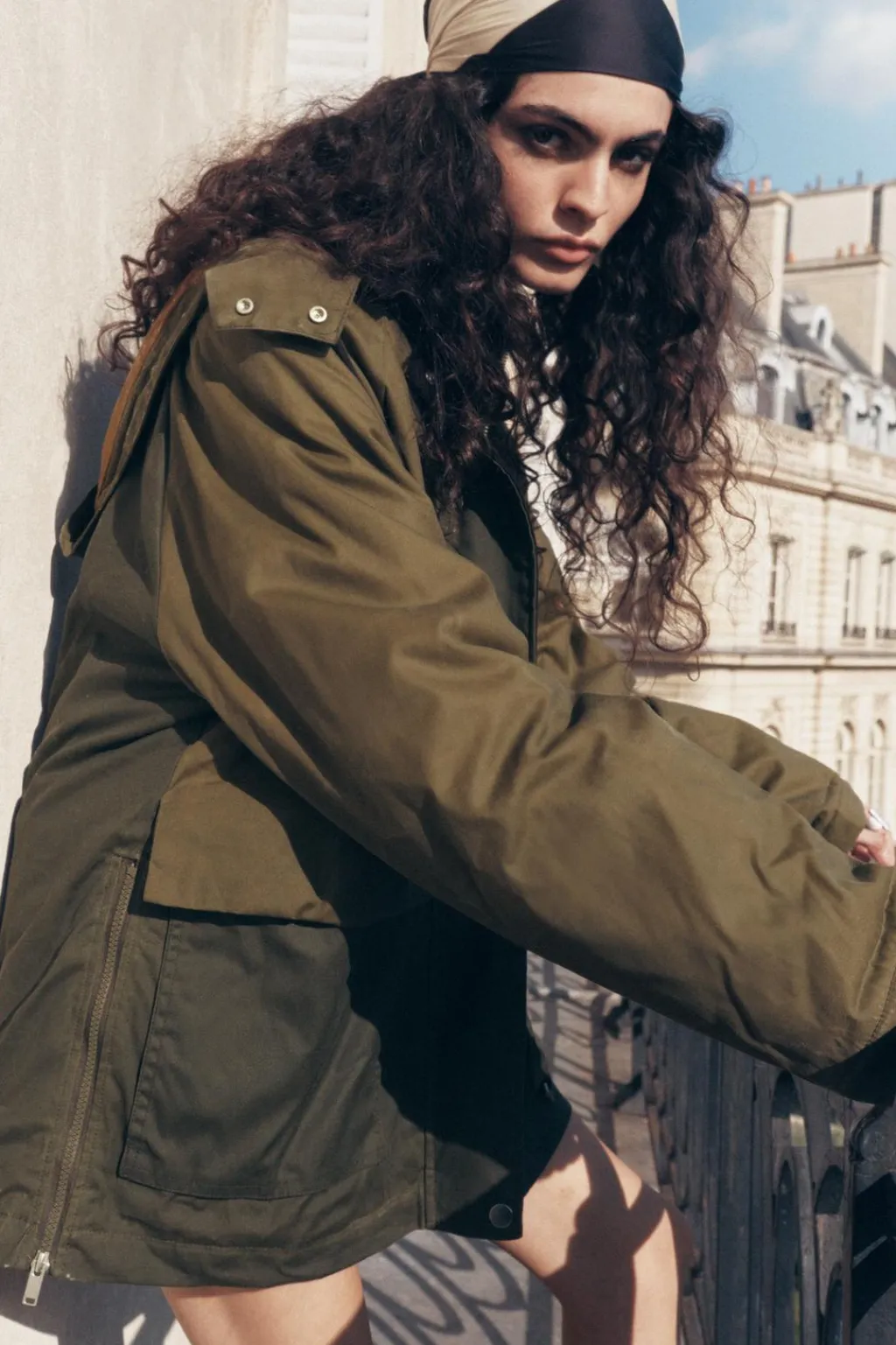 Best CHAQUETA ENCERADA CAPUCHA ZW COLLECTION Mujer Chaquetas / Cazadoras