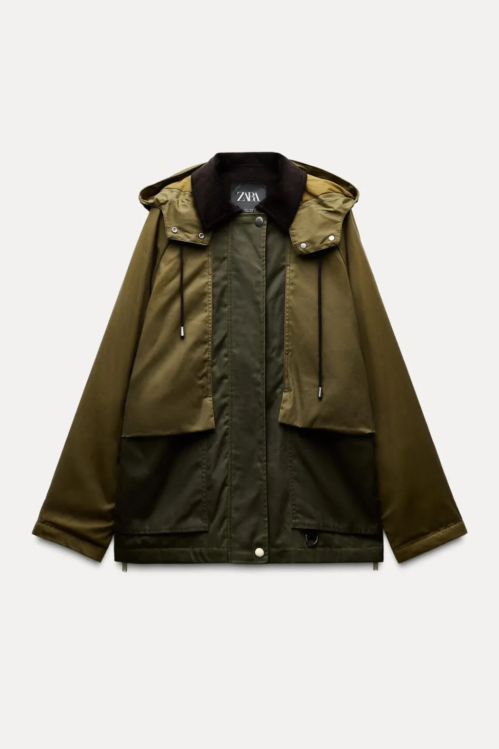 Best CHAQUETA ENCERADA CAPUCHA ZW COLLECTION Mujer Chaquetas / Cazadoras