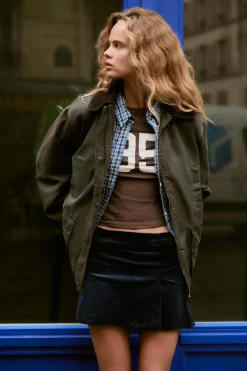 Best CHAQUETA ENCERADA CUELLO PANA Mujer Chaquetas / Cazadoras