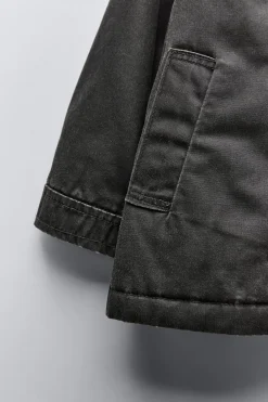 Niños ZARA 1½ - 6 Años·Abrigos|6 - 18 Meses·Abrigos / Buzos<CHAQUETA ENCERADA CUELLO PANA