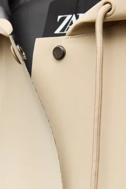 Clearance CHAQUETA ENGOMADA WATER RESISTANT ZW COLLECTION Mujer Abrigos / Anoraks|Chaquetas / Cazadoras