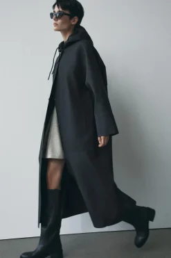 Online CHAQUETA ENGOMADA WATER RESISTANT ZW COLLECTION Mujer Abrigos / Anoraks