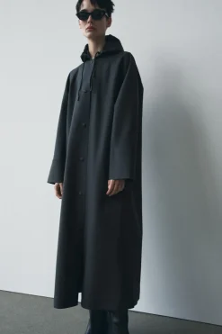 Online CHAQUETA ENGOMADA WATER RESISTANT ZW COLLECTION Mujer Abrigos / Anoraks