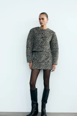 Outlet CHAQUETA ESTAMPADO ANIMAL Mujer Chaquetas / Cazadoras