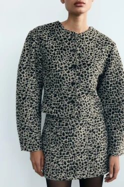 Outlet CHAQUETA ESTAMPADO ANIMAL Mujer Chaquetas / Cazadoras