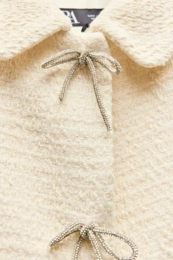 Outlet CHAQUETA ESTRUCTURA BOTÓN LAZO Mujer Chaquetas / Cazadoras|Blazers / Chalecos