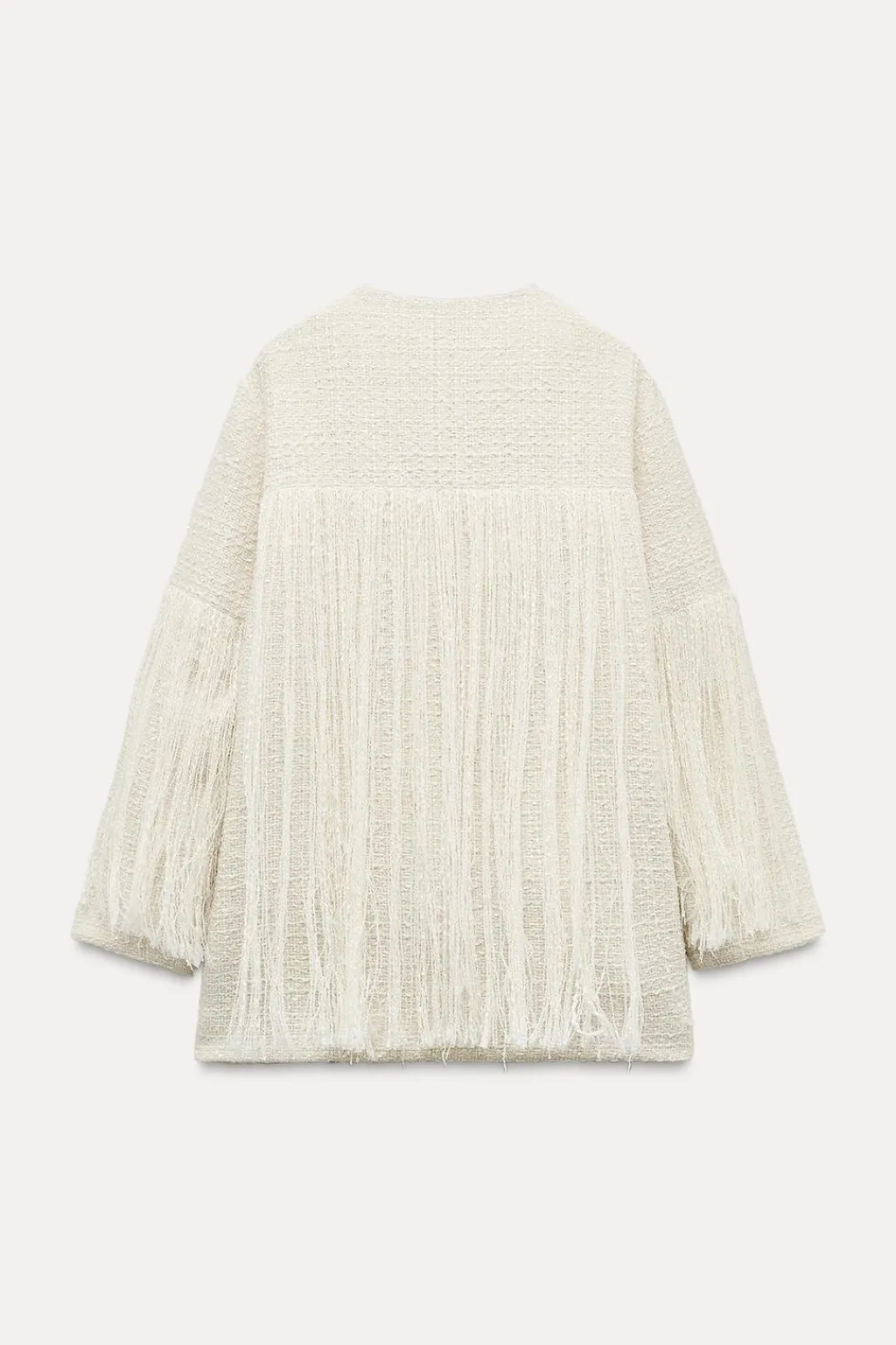 Best CHAQUETA ESTRUCTURA FLECOS ZW COLLECTION Mujer Chaquetas / Cazadoras