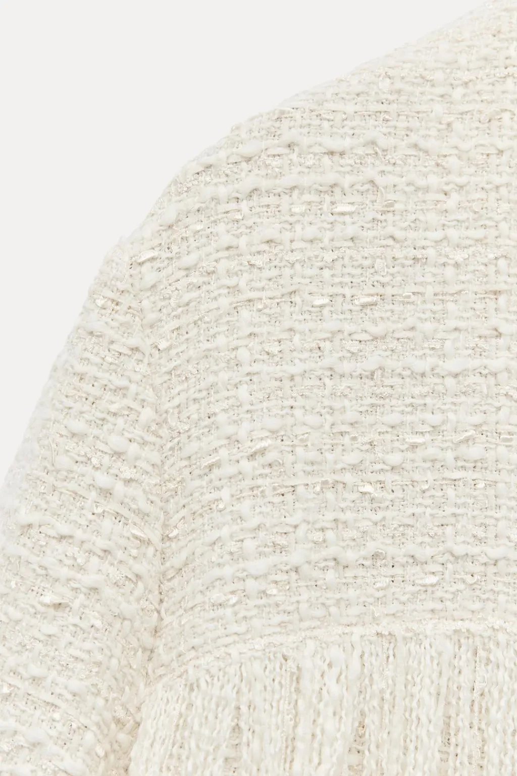 Best CHAQUETA ESTRUCTURA FLECOS ZW COLLECTION Mujer Chaquetas / Cazadoras