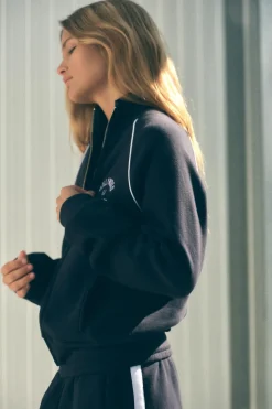 Best CHAQUETA FELPA TEXTO Mujer Chaquetas / Cazadoras|Sudaderas / Joggers