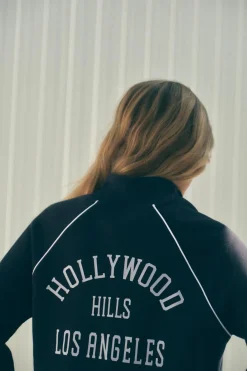 Best CHAQUETA FELPA TEXTO Mujer Chaquetas / Cazadoras|Sudaderas / Joggers