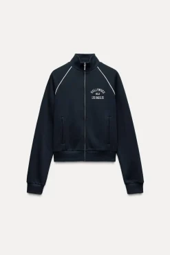 Best CHAQUETA FELPA TEXTO Mujer Chaquetas / Cazadoras|Sudaderas / Joggers