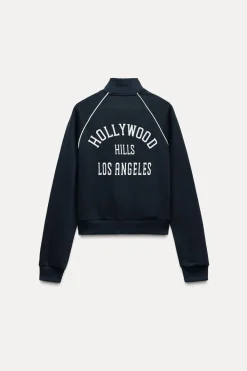 Best CHAQUETA FELPA TEXTO Mujer Chaquetas / Cazadoras|Sudaderas / Joggers