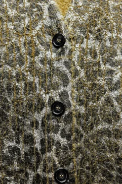 Best CHAQUETA FOIL PUNTO ESTAMPADO ANIMAL Mujer Cárdigan / Jerséis|Punto