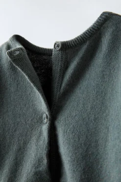 Niños ZARA 0 - 6 Meses·Punto|0 - 6 Meses·Básicos<CHAQUETA JERSEY 2 EN 1 ALGODÓN SEDA