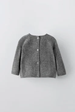 Niños ZARA 0 - 6 Meses·Punto|0 - 6 Meses·Básicos<CHAQUETA JERSEY 2 EN 1 CASHMERE