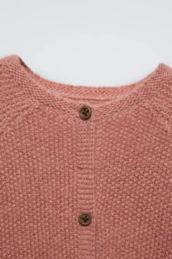 Niños ZARA 0 - 6 Meses·Punto|0 - 6 Meses·Básicos<CHAQUETA JERSEY 2 EN 1 PUNTO MOSS