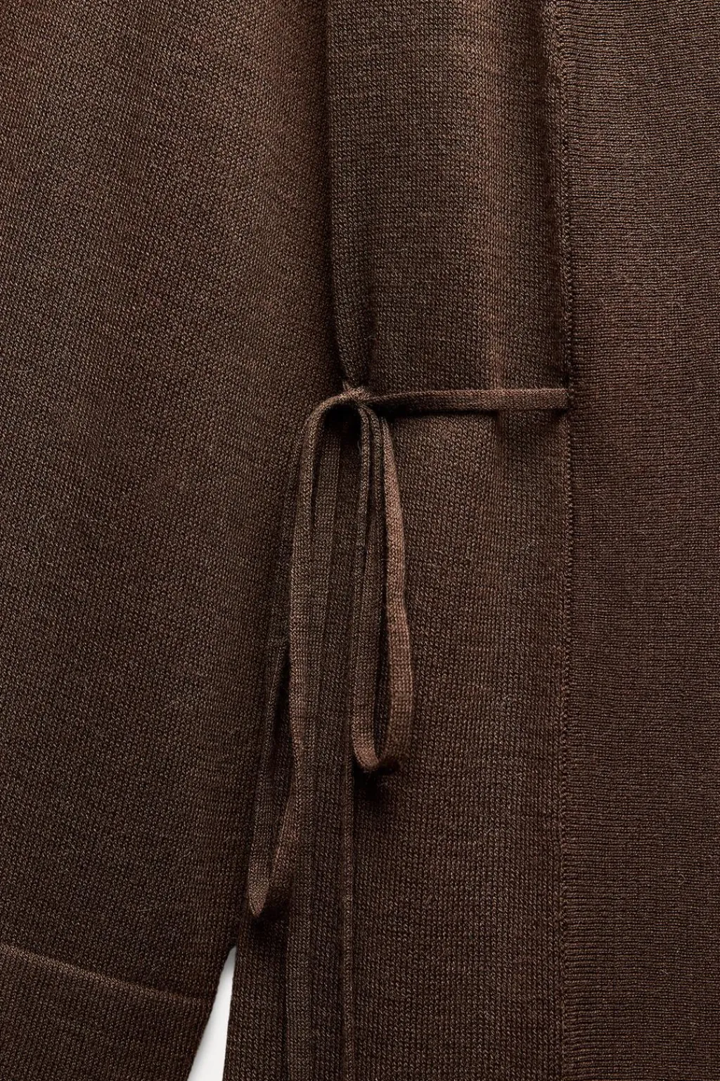 Online CHAQUETA LARGA PUNTO LISO Mujer Cárdigan / Jerséis|Punto