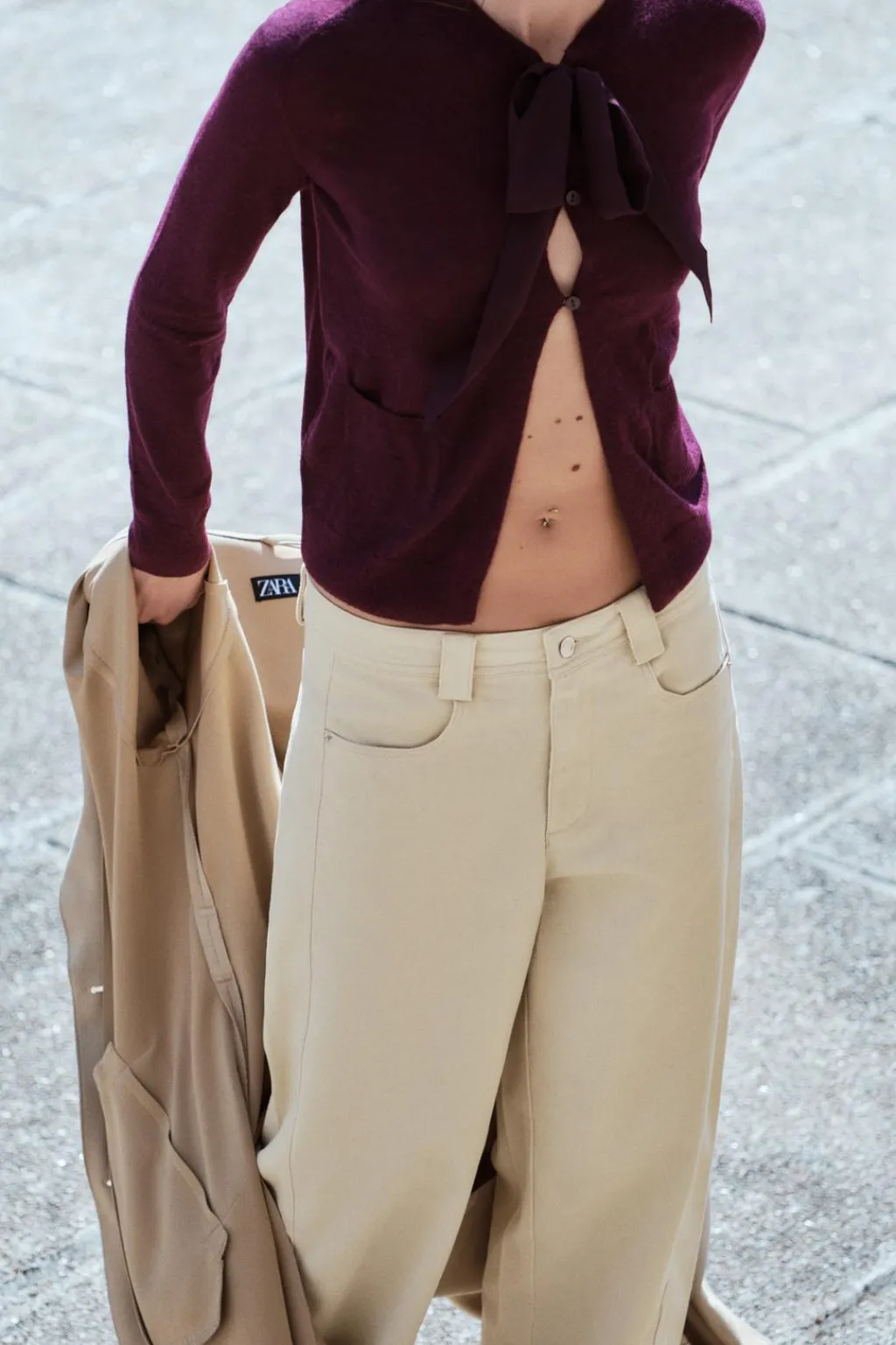 Hot CHAQUETA LAZADA CON LANA Y ALPACA Mujer Cárdigan / Jerséis|Punto