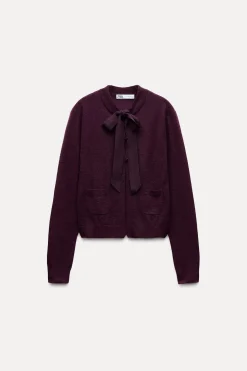 Hot CHAQUETA LAZADA CON LANA Y ALPACA Mujer Cárdigan / Jerséis|Punto