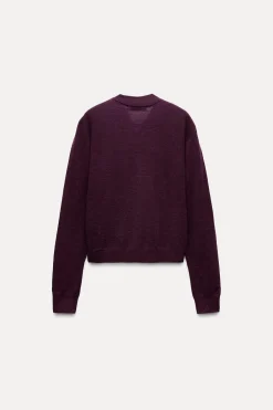 Hot CHAQUETA LAZADA CON LANA Y ALPACA Mujer Cárdigan / Jerséis|Punto