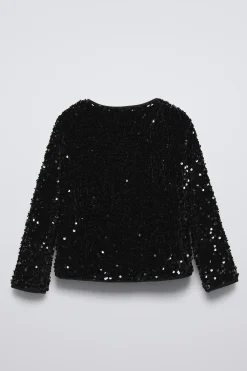 Niños ZARA 6 - 14 Años·Abrigos<CHAQUETA LENTEJUELAS