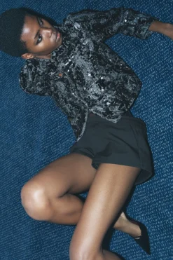 Sale CHAQUETA LENTEJUELAS ZW COLLECTION Mujer Chaquetas / Cazadoras