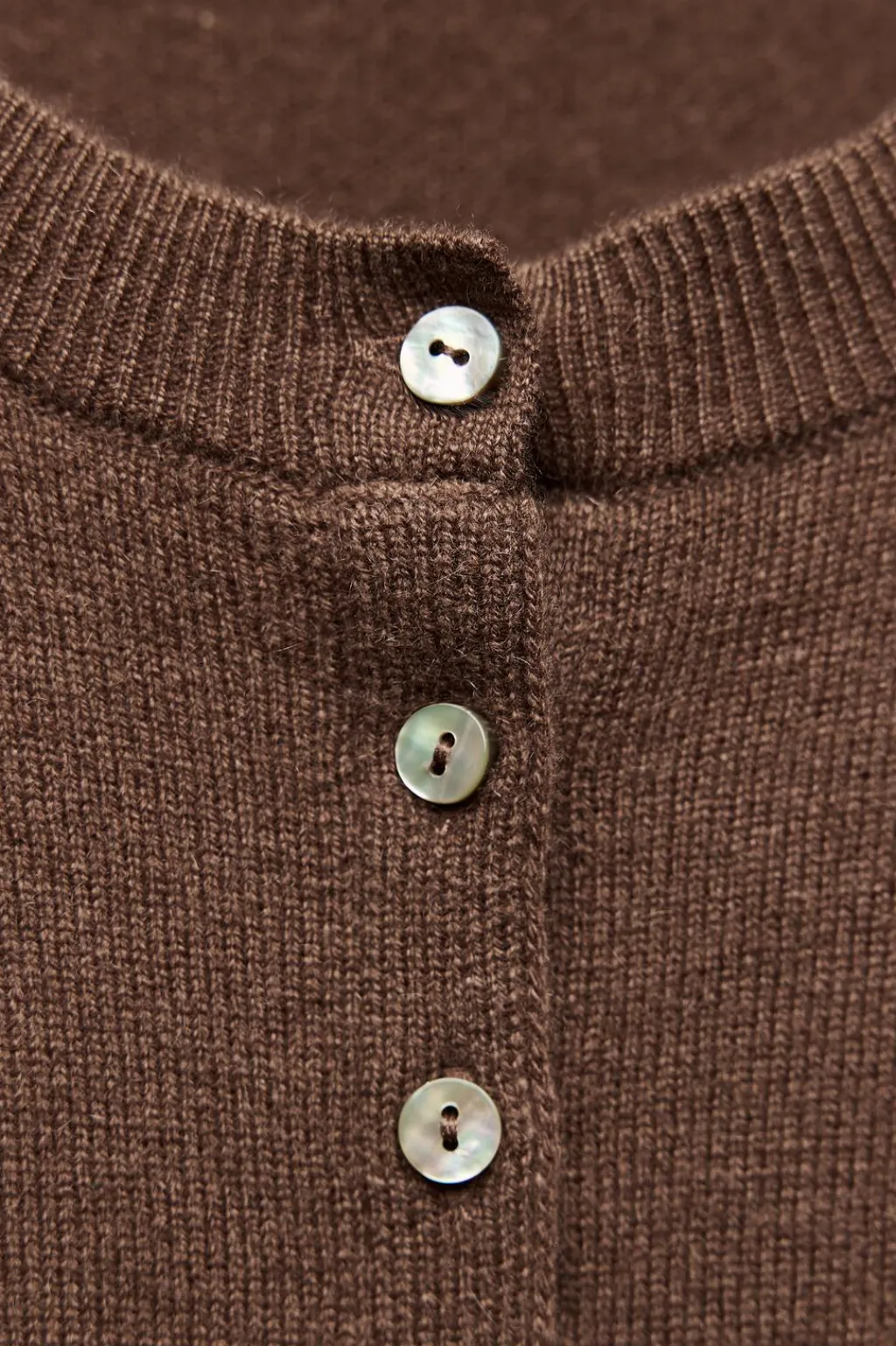 Fashion CHAQUETA LISA 100% CASHMERE Mujer Cárdigan / Jerséis|Punto