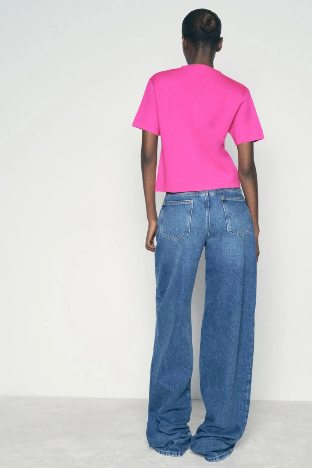 New CHAQUETA MANGA CORTA PUNTO LISO Mujer Cárdigan / Jerséis|Punto