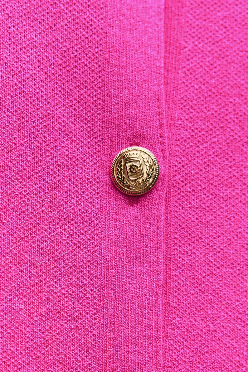 New CHAQUETA MANGA CORTA PUNTO LISO Mujer Cárdigan / Jerséis|Punto