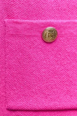 New CHAQUETA MANGA CORTA PUNTO LISO Mujer Cárdigan / Jerséis|Punto