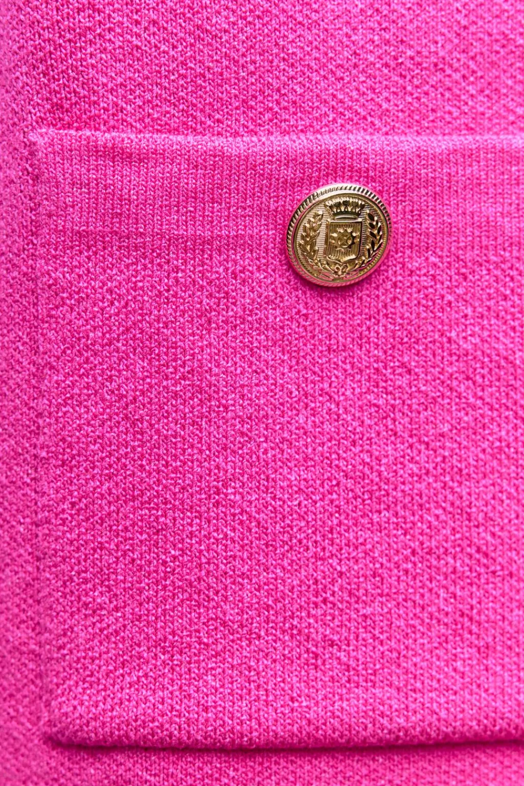 New CHAQUETA MANGA CORTA PUNTO LISO Mujer Cárdigan / Jerséis|Punto