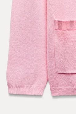 Best CHAQUETA MANGA FRANCESA PUNTO LISO Mujer Cárdigan / Jerséis|Punto