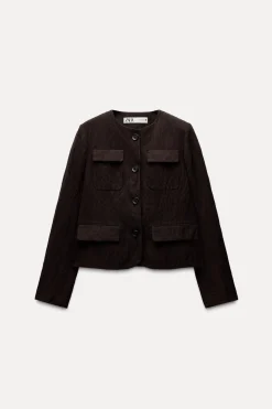 Sale CHAQUETA MEZCLA LANA BOLSILLOS ZW COLLECTION Mujer Chaquetas / Cazadoras