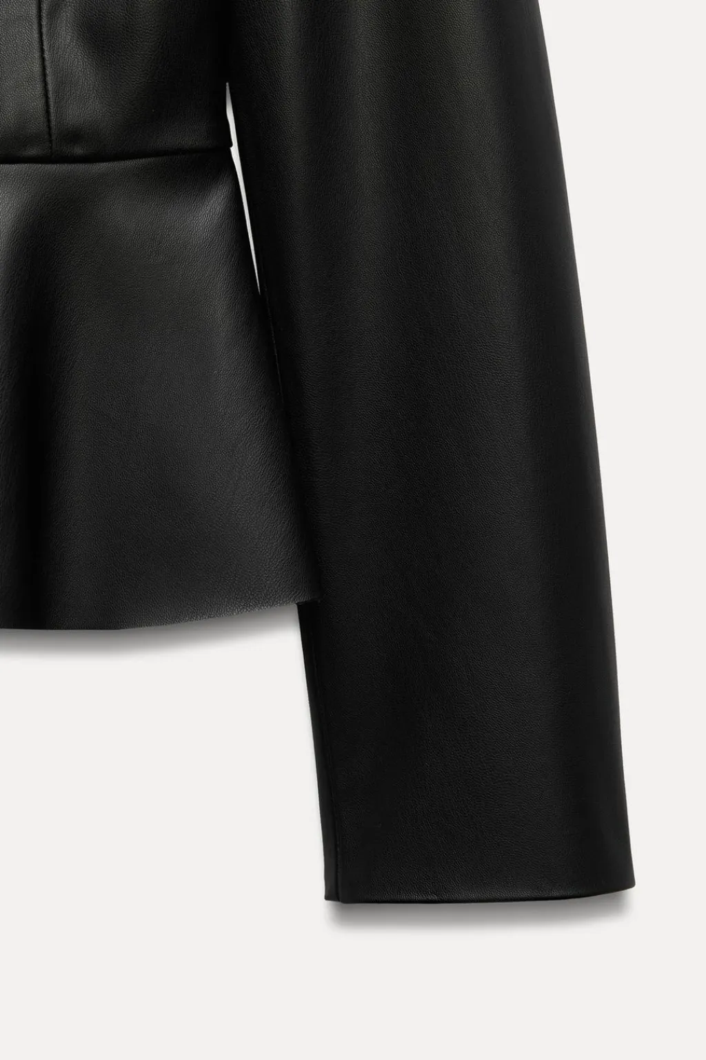 Sale CHAQUETA PEPLUM EFECTO PIEL Mujer Chaquetas / Cazadoras