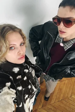 Fashion CHAQUETA PIEL 100% ZW COLLECTION Mujer Chaquetas / Cazadoras