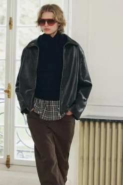 Best CHAQUETA PIEL 100% ZW COLLECTION Mujer Chaquetas / Cazadoras