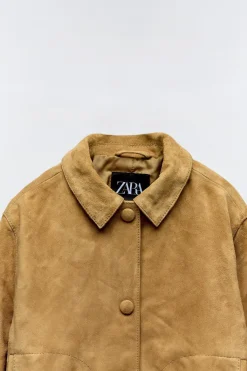 Niños ZARA 6 - 14 Años·Abrigos|6 - 14 Años·Total Look<CHAQUETA PIEL ANTE