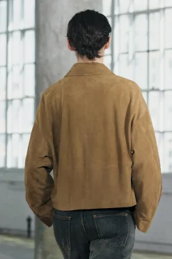 Sale CHAQUETA PIEL BORDADA ZW COLLECTION Mujer Chaquetas / Cazadoras