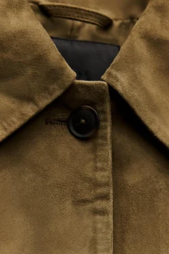 Sale CHAQUETA PIEL BORDADA ZW COLLECTION Mujer Chaquetas / Cazadoras