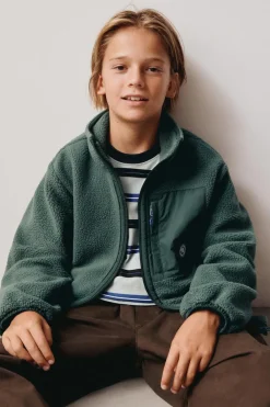 Niños ZARA 6 - 14 Años·Abrigos|6 - 14 Años·Sudaderas<CHAQUETA POLAR CONTRASTE