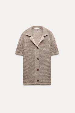 Sale CHAQUETA POLO OVERSIZE PUNTO Mujer Cárdigan / Jerséis|Punto