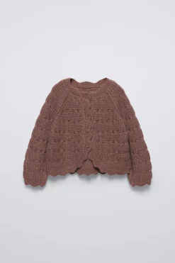Niños ZARA 6 - 18 Meses·Punto<CHAQUETA PUNTO