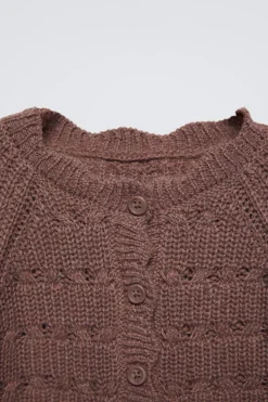 Niños ZARA 6 - 18 Meses·Punto<CHAQUETA PUNTO