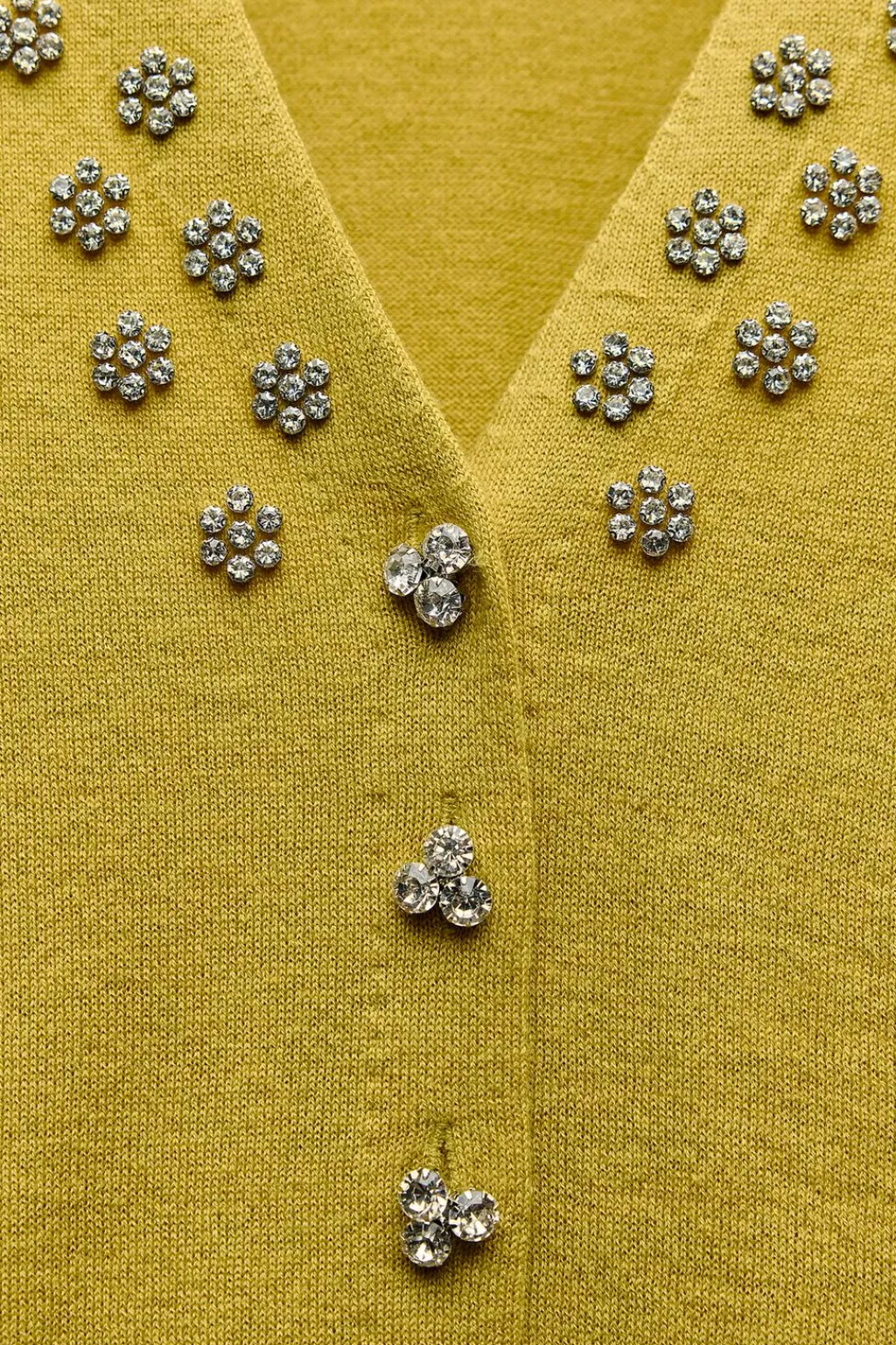 Online CHAQUETA PUNTO ABALORIOS JOYA Mujer Cárdigan / Jerséis|Punto