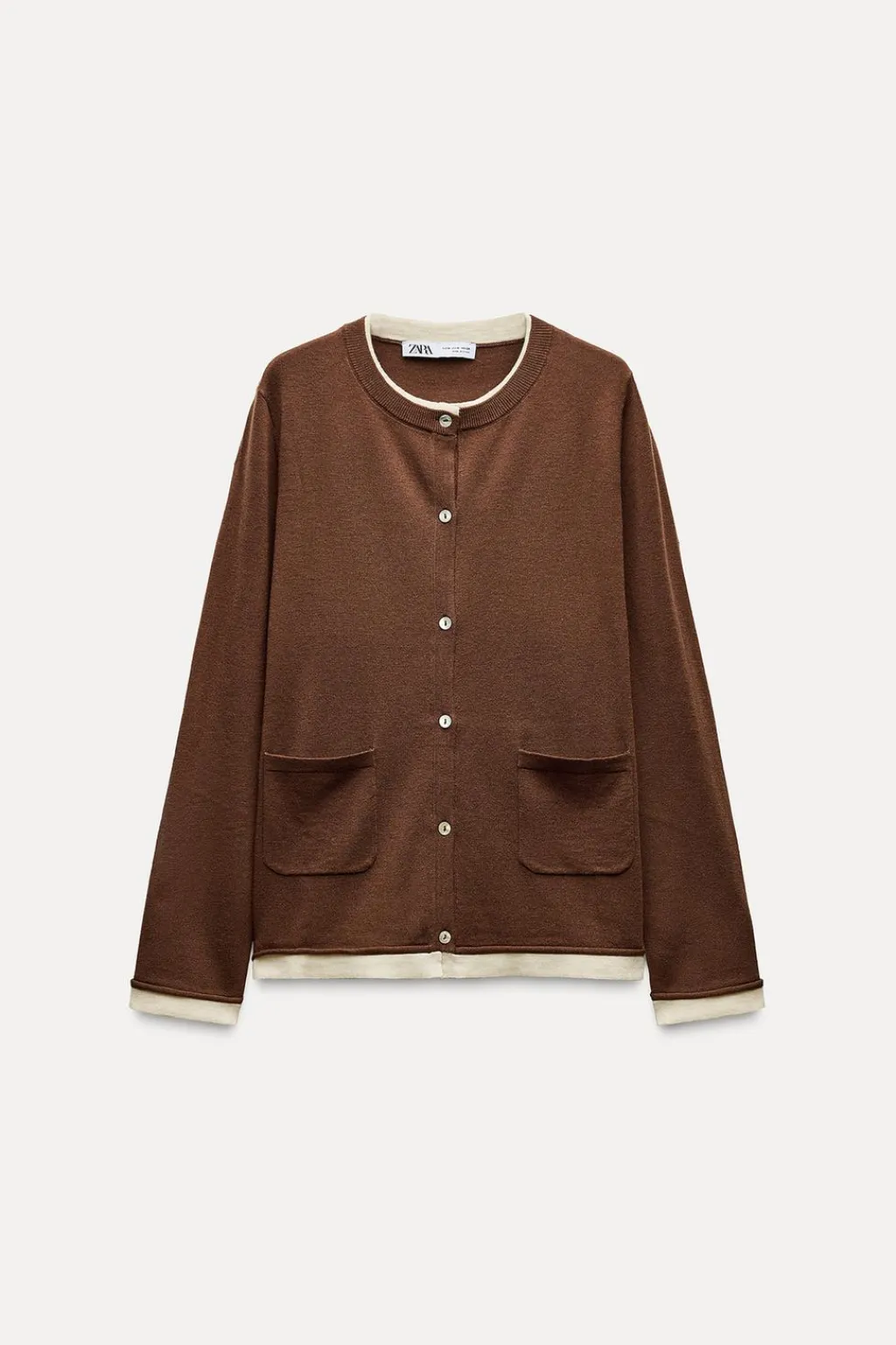 Outlet CHAQUETA PUNTO ACABADOS COMBINADOS Mujer Cárdigan / Jerséis|Punto