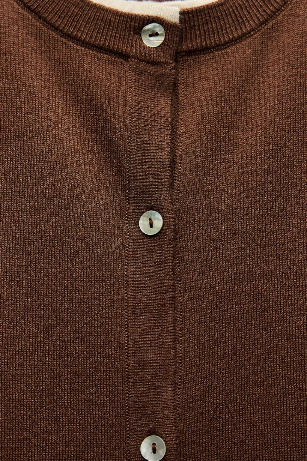 Outlet CHAQUETA PUNTO ACABADOS COMBINADOS Mujer Cárdigan / Jerséis|Punto