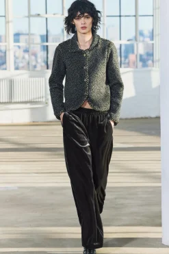 New CHAQUETA PUNTO ACABADOS TRENZADOS Mujer Blazers / Chalecos|Cárdigan / Jerséis