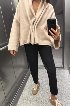 Clearance CHAQUETA PUNTO APLIQUE DORADO Mujer Cárdigan / Jerséis|Punto